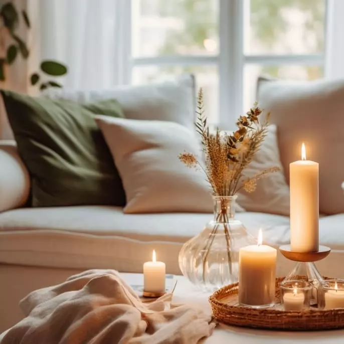 Jak udělat obývací pokoj světlejší 10 tipů od odborníka_svičky